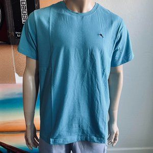 🎁 Tommy Bahama Men's Cotton/Spandex T-Shirt Tee Blue Size S
